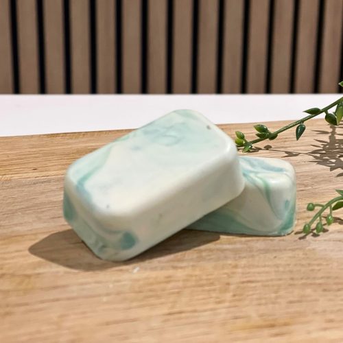 a close up of a bar of soap wedding favour guest soap